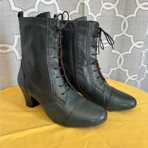 Miz Mooz Flicka bootie, gorgeous indigo color. Size 9.5